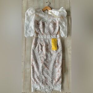 Bronx and Banco - Madeline Dress in White